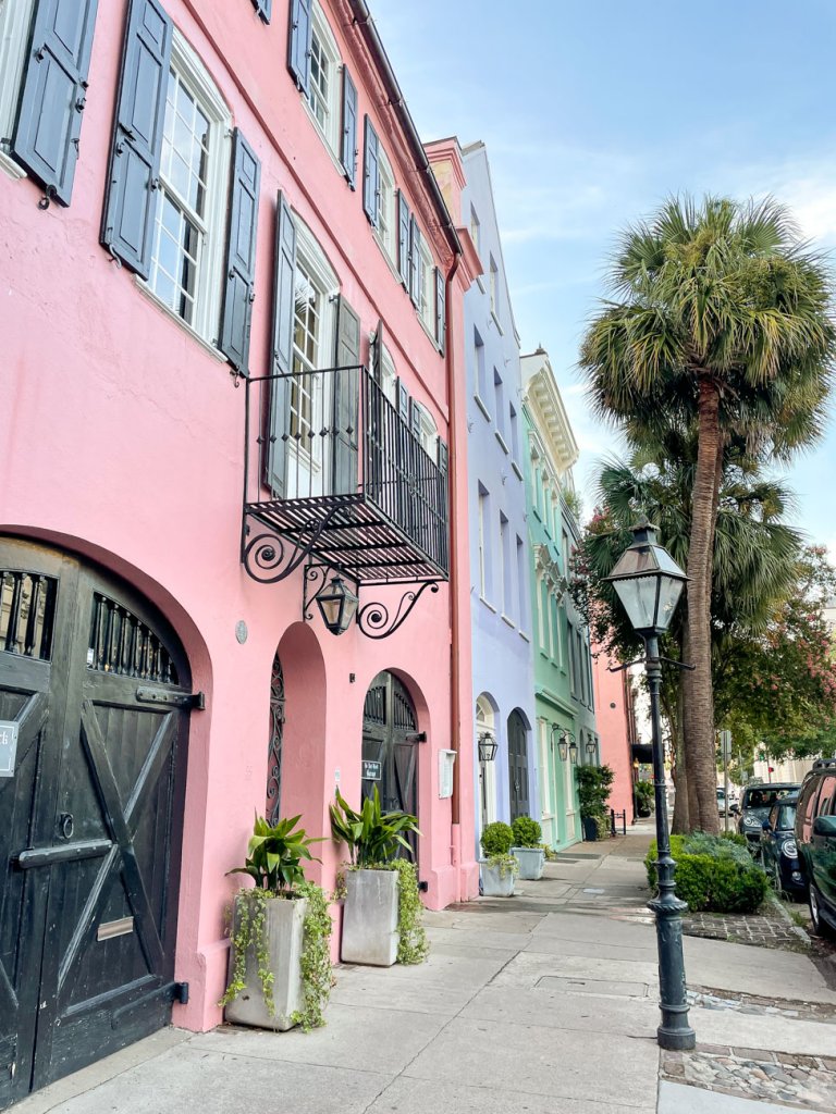 rainbow row charleston south carolina