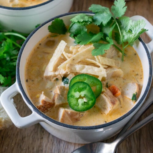 turkey chili in a bowl