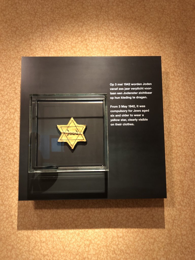 star of david in the anne frank museum
