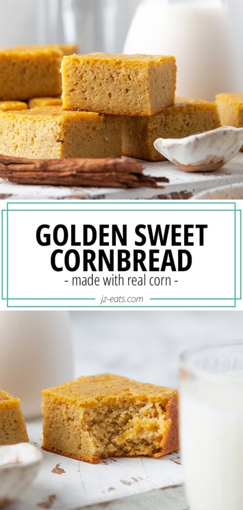 golden sweet cornbread pinterest pin