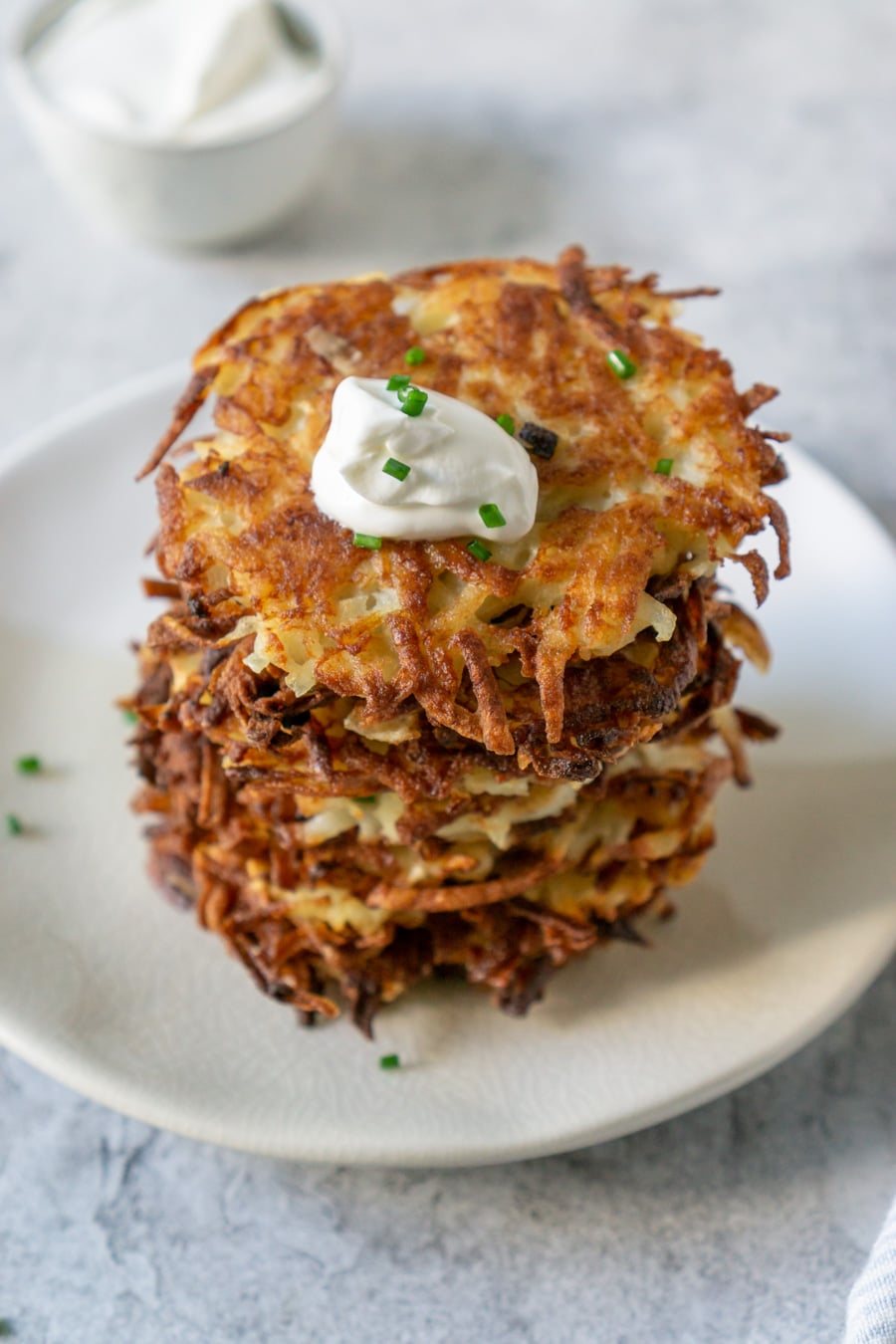 Easy Potato Latkes Recipe (Oven and Air Fryer Instructions!)