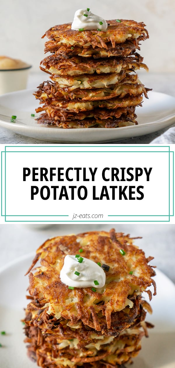 Easy Potato Latkes Recipe (Oven and Air Fryer Instructions!)