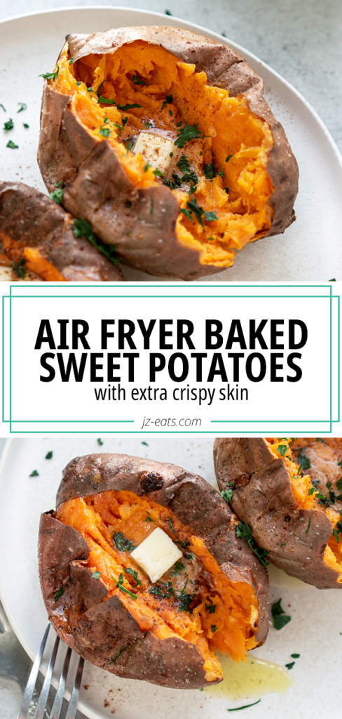 baked sweet potatoes recipe pinterest pin