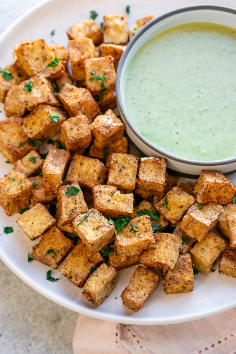 Super Crispy Air Fryer Tofu