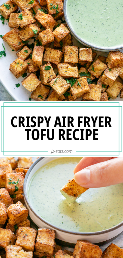 air fryer tofu long pin