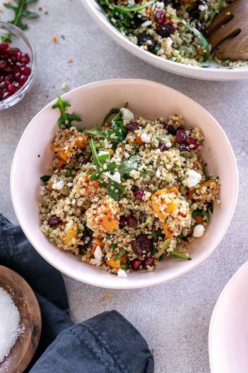 Butternut Squash Cranberry Quinoa Salad