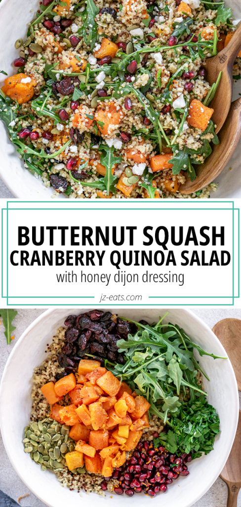 cranberry quinoa salad pinterest pin