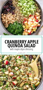 Easy Quinoa Apple Salad (Ready in 15 minutes!)
