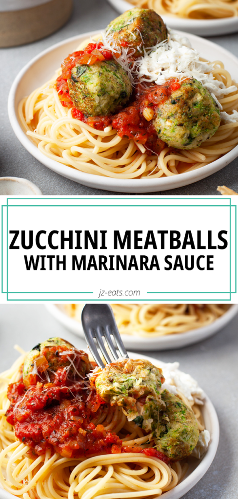 Zucchini Meatballs long pin
