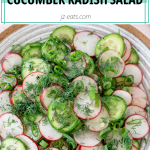 cucumber radish salad recipe short pin