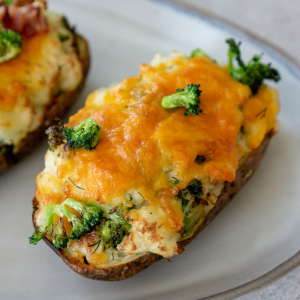 air fryer twice baked potatoes