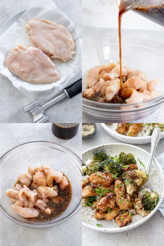 how to make air fryer chicken and broccoli