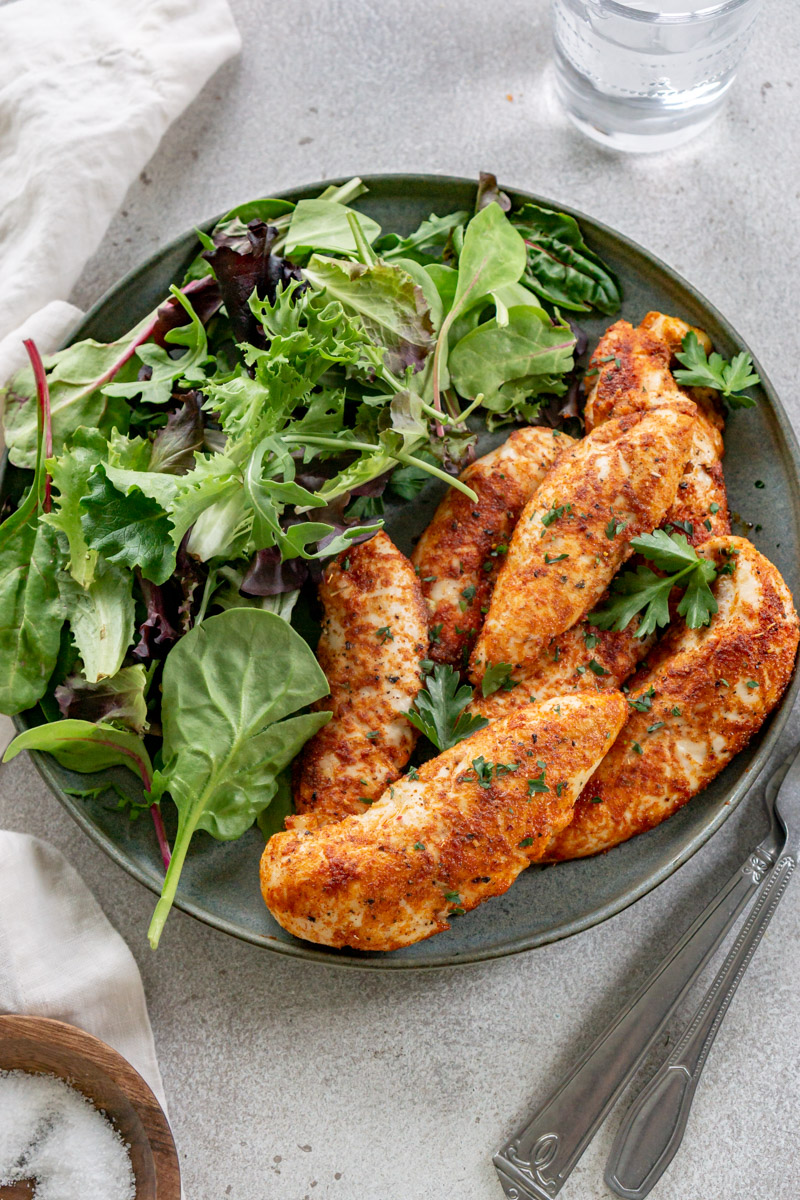 Oven Baked Chicken Tenders (No Breading)