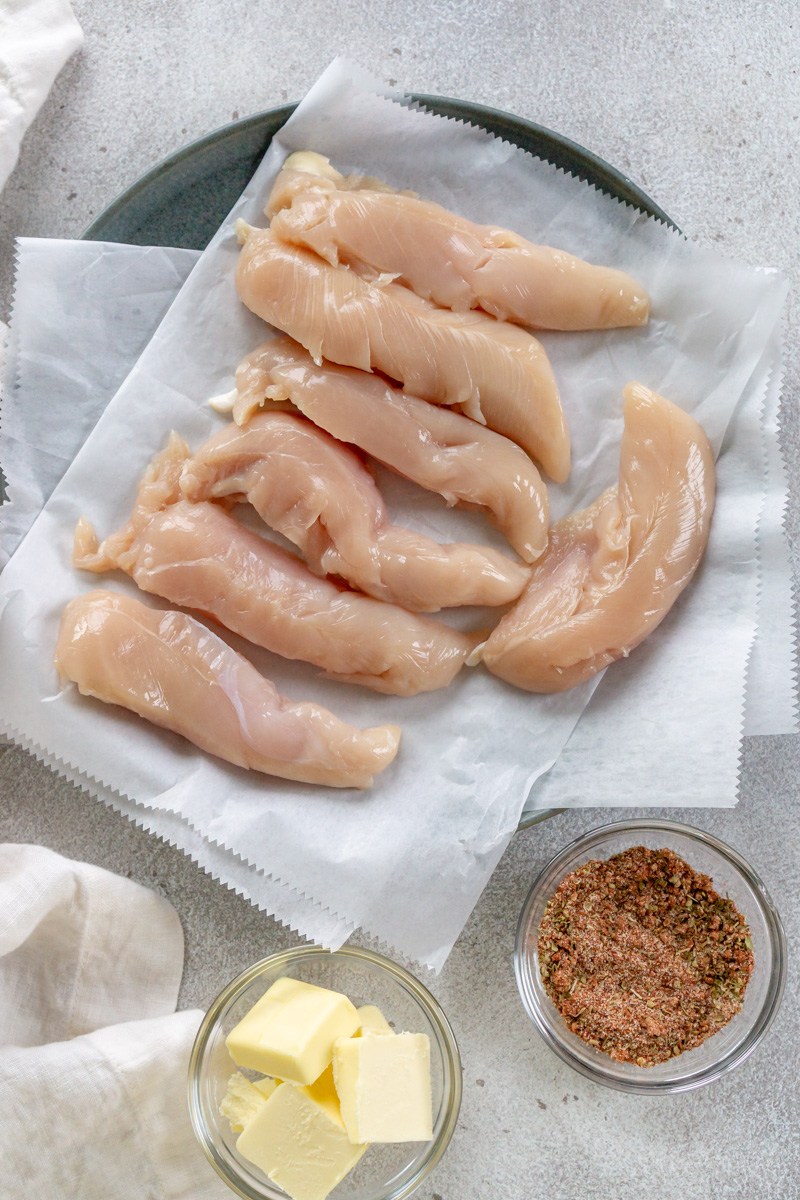 Oven Baked Chicken Tenders (No Breading)