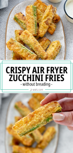 Air Fryer Zucchini Fries (No Breading)