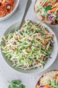 5 Minute Fish Taco Slaw - JZ Eats