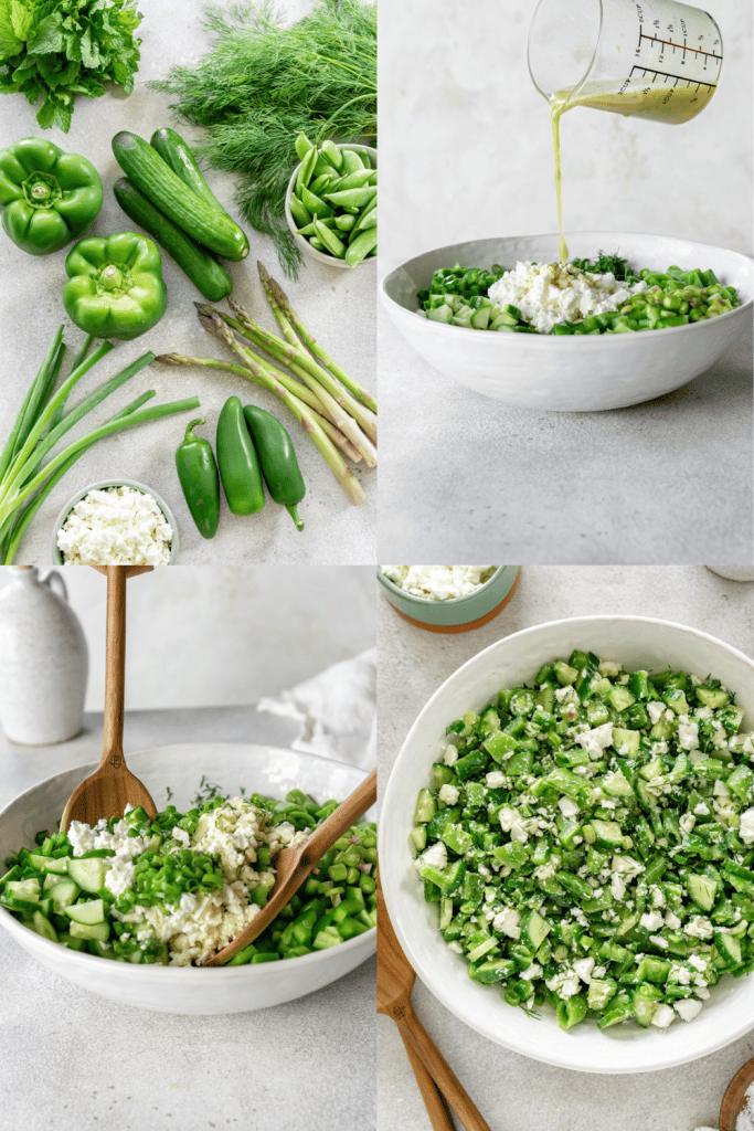 how to make vegetable salad