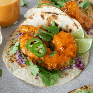 bang bang shrimp tacos