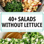 salads without lettuce pinterest pin