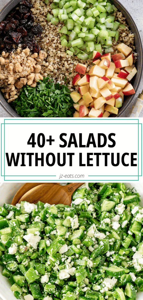 salads without lettuce pinterest pin
