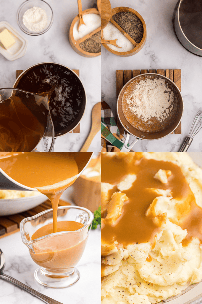 how to make beef gravy without drippings