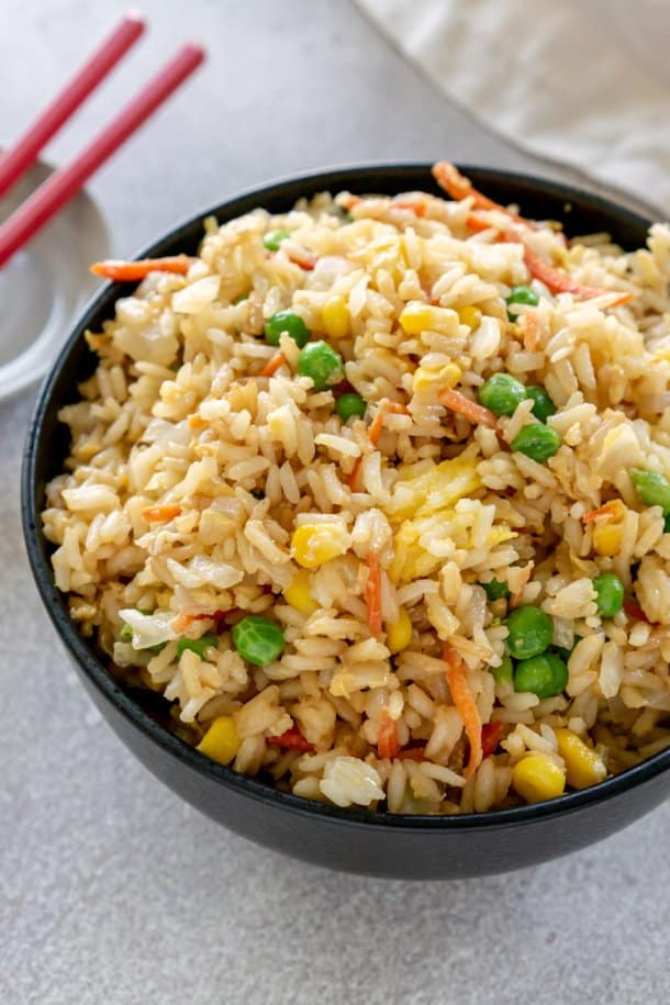 Veggie Fried Rice Recipe - JZ Eats