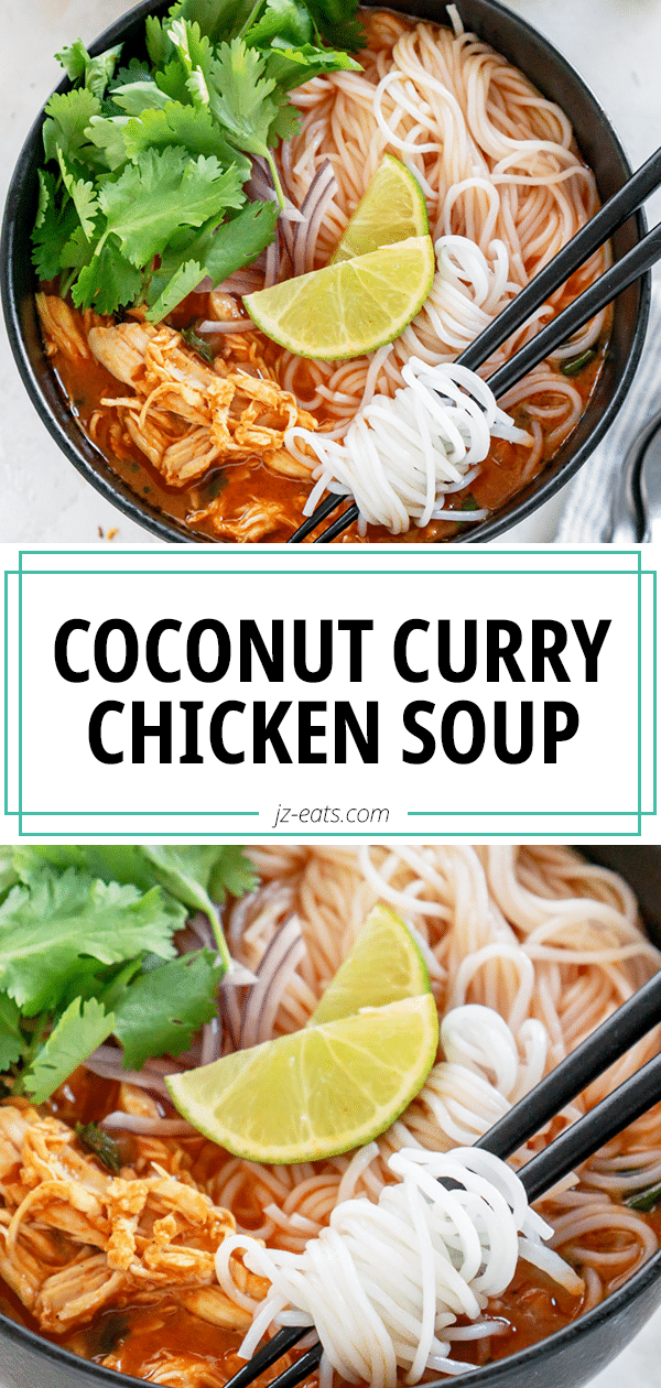 Thai Coconut Curry Chicken Soup