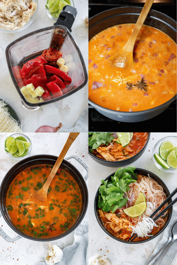 how to make coconut curry chicken soup