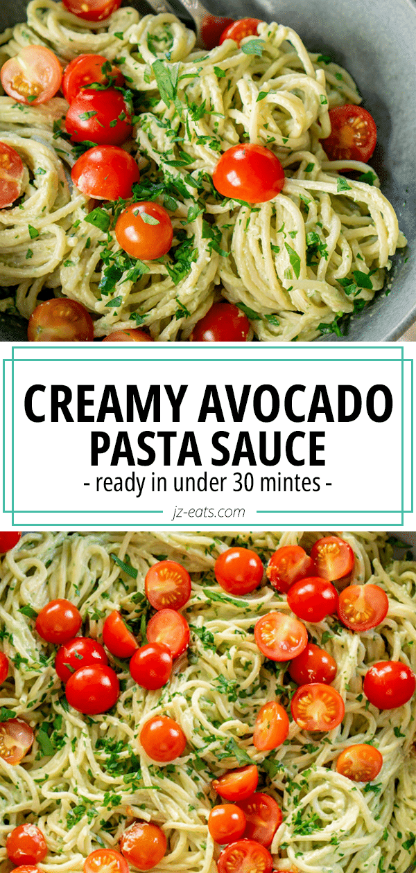 Creamy Avocado Pasta Sauce (quick and easy!)