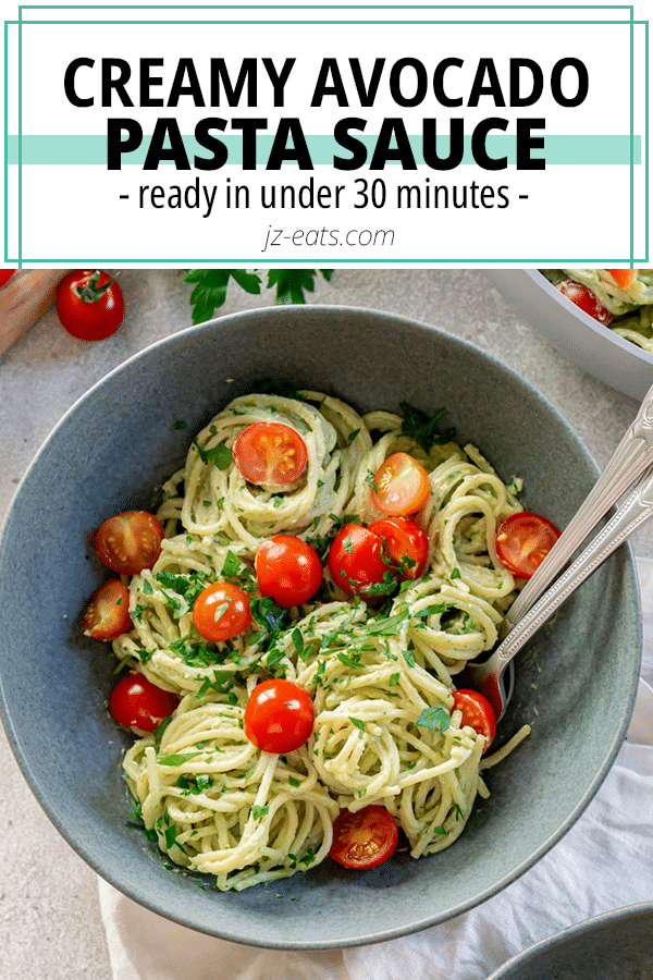 Creamy Avocado Pasta Sauce (quick and easy!)