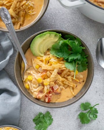 One Pot Chicken Taco Soup