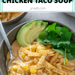 chicken taco soup pinterest short pin