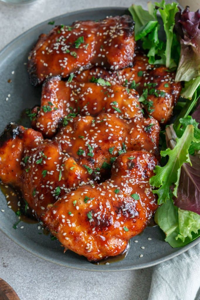 Crispy Hoisin Chicken Thighs are one of my favorite things to cook because they're so easy to make and packed full of flavor. They also make chicken enjoyable for anyone who doesn't actually enjoy it.
