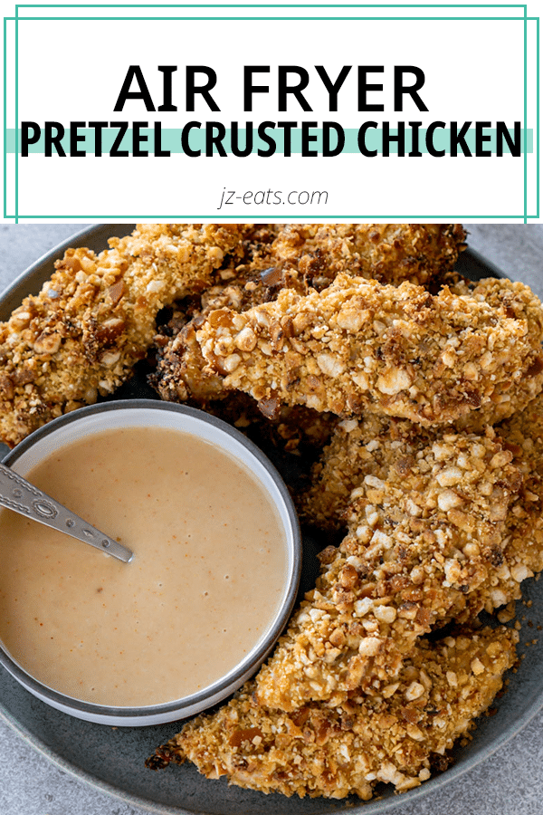 Air Fryer Pretzel Crusted Chicken Tenders