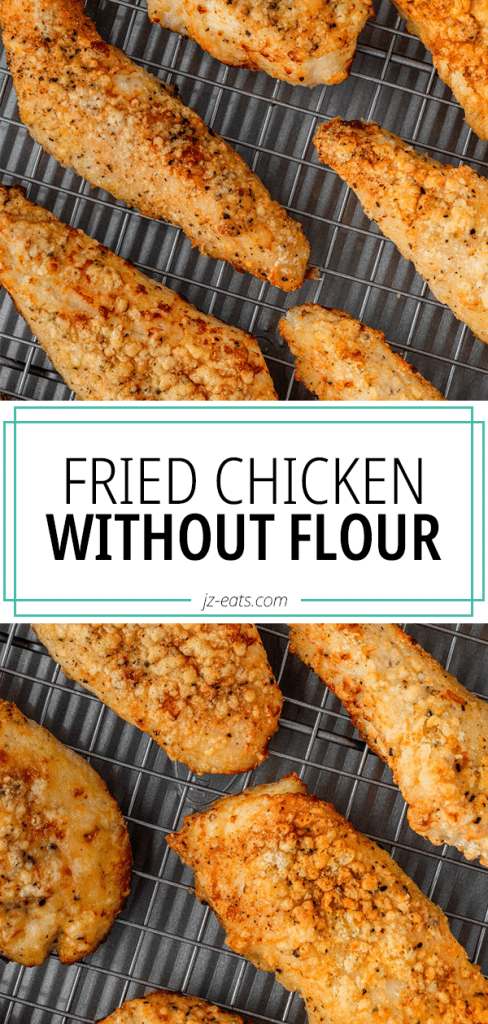 fried chicken without flour long pin