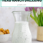herb ranch dressing pinterest short pin