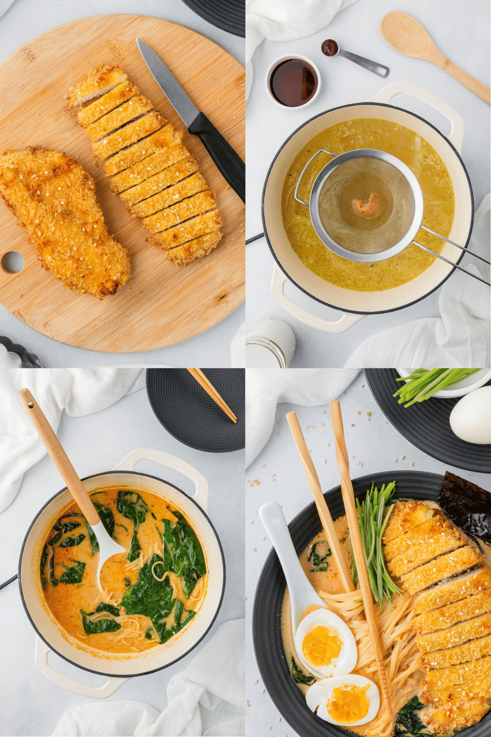 How to make chicken katsu ramen.