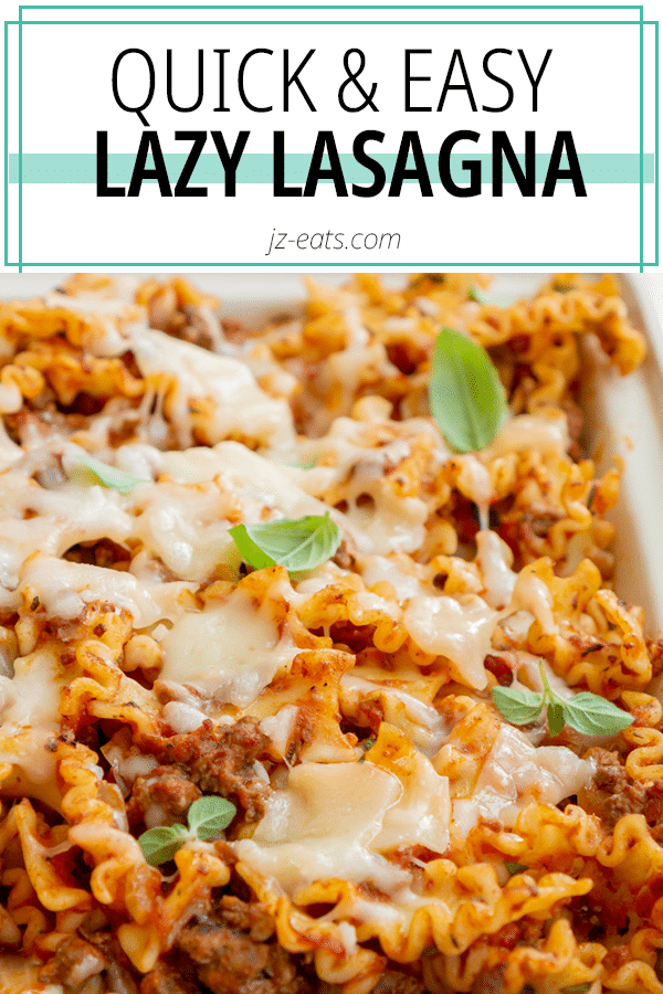 Lazy Lasagna Casserole Recipe (quick and easy)