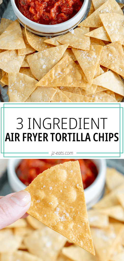 Air Fryer Low Carb Tortilla Chips - JZ Eats