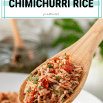 chimichurri rice pinterest short pin