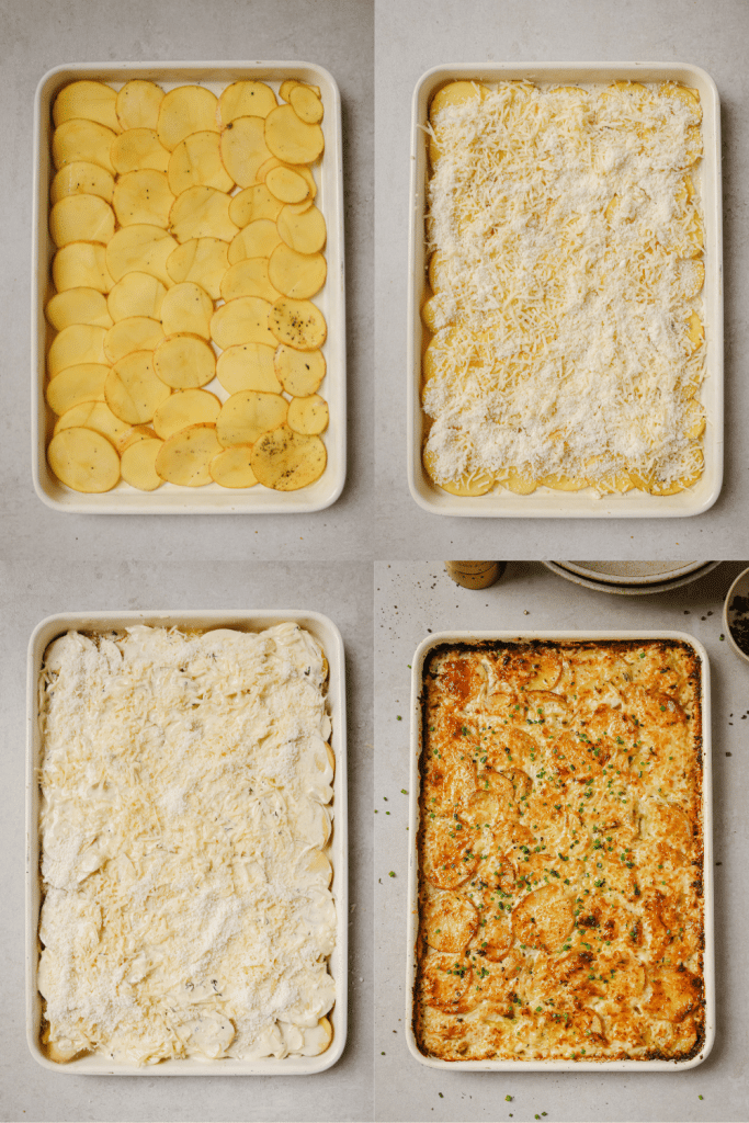 Sheet Pan Scalloped Potatoes