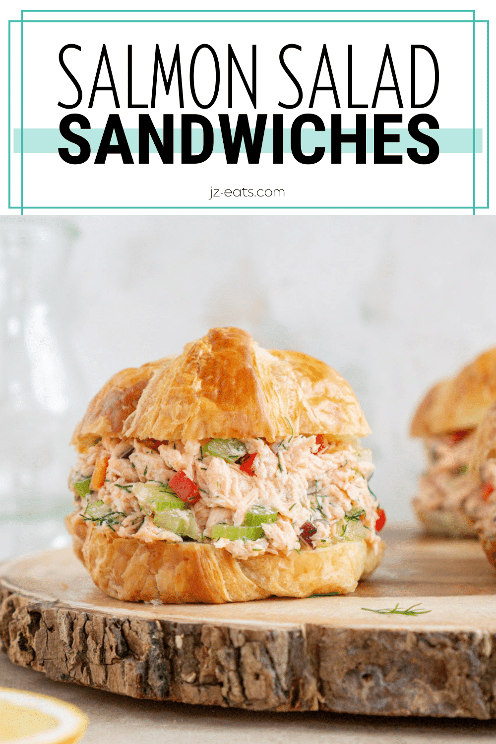 Salmon Salad Sandwich Recipe Jz Eats 1948