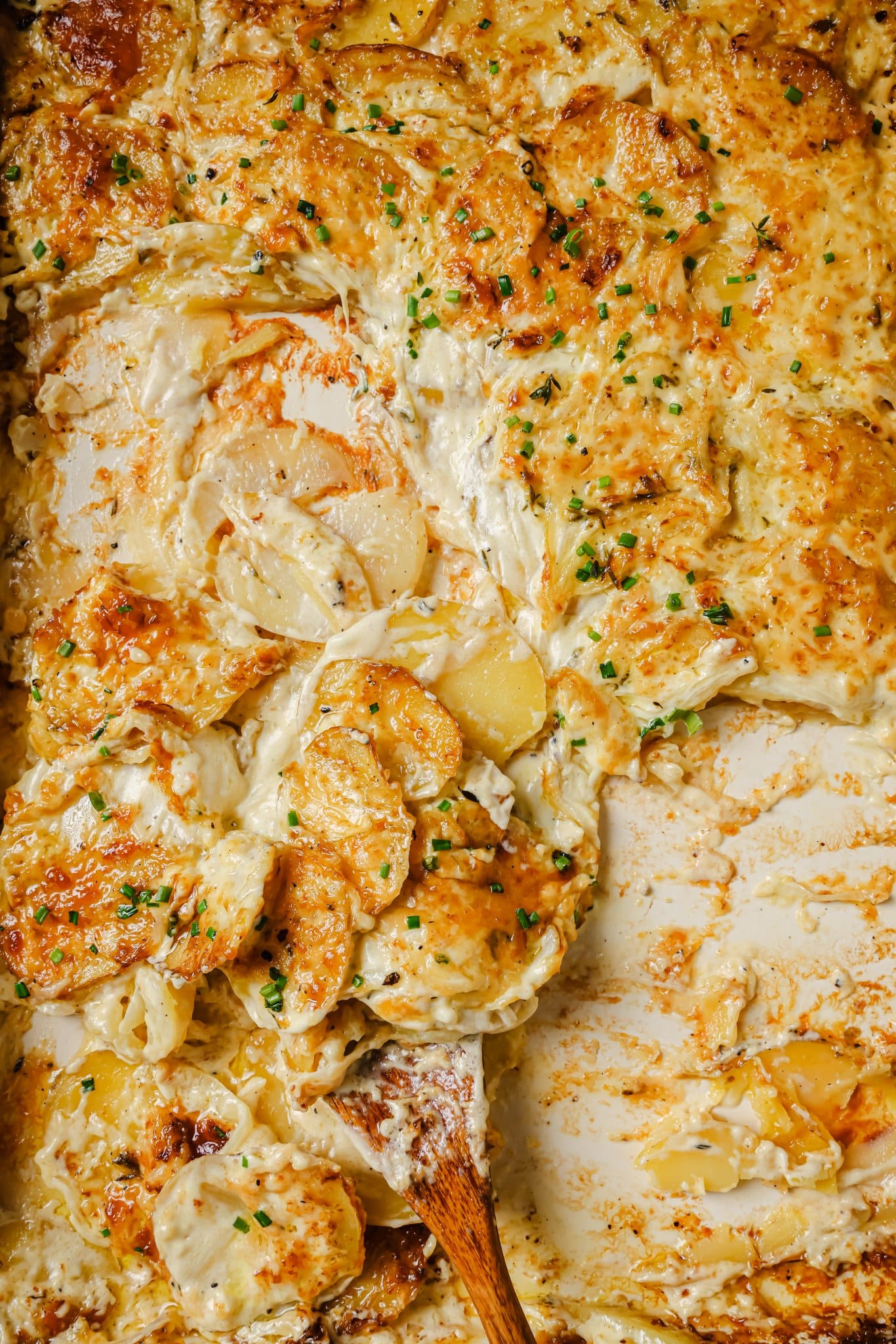 Crispy Sheet Pan Scalloped Potatoes - JZ Eats