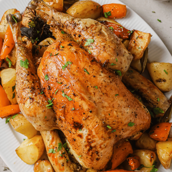 Perfect Slow Roasted Chicken (with vegetables) - JZ Eats