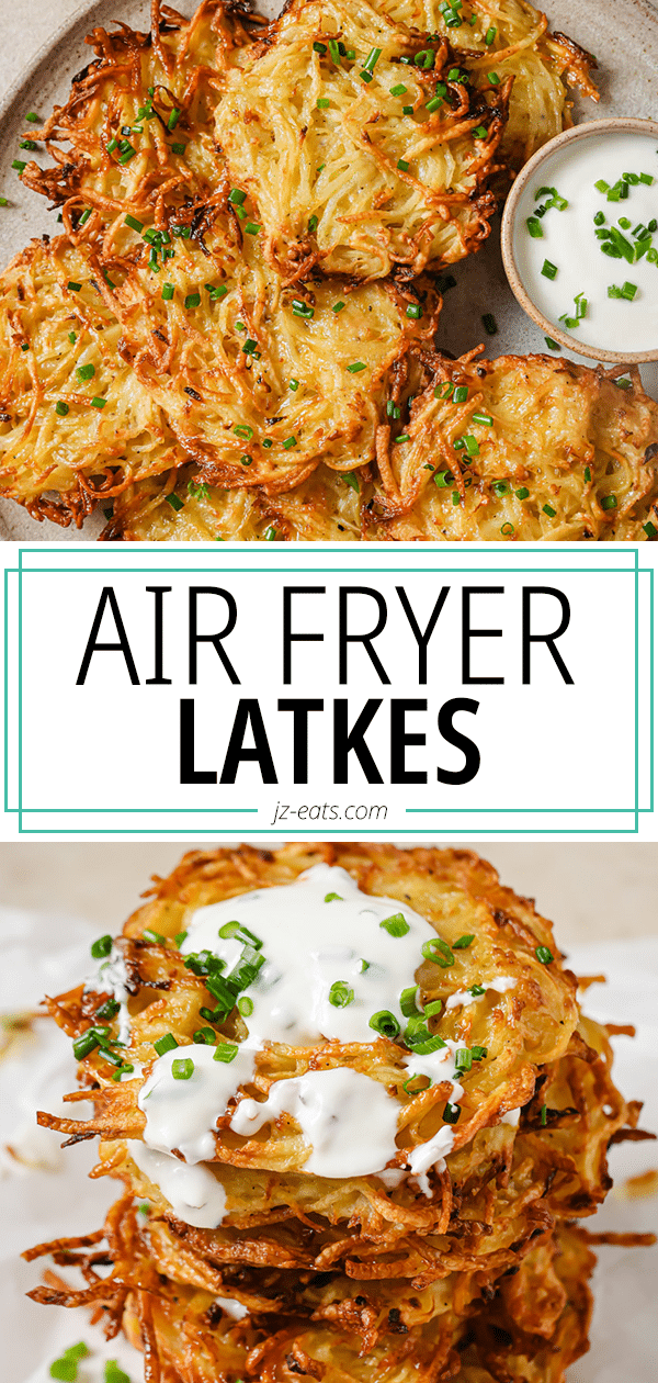Crispy Air Fryer Latkes JZ Eats