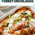 leftover turkey enchiladas pinterest short pin (1)