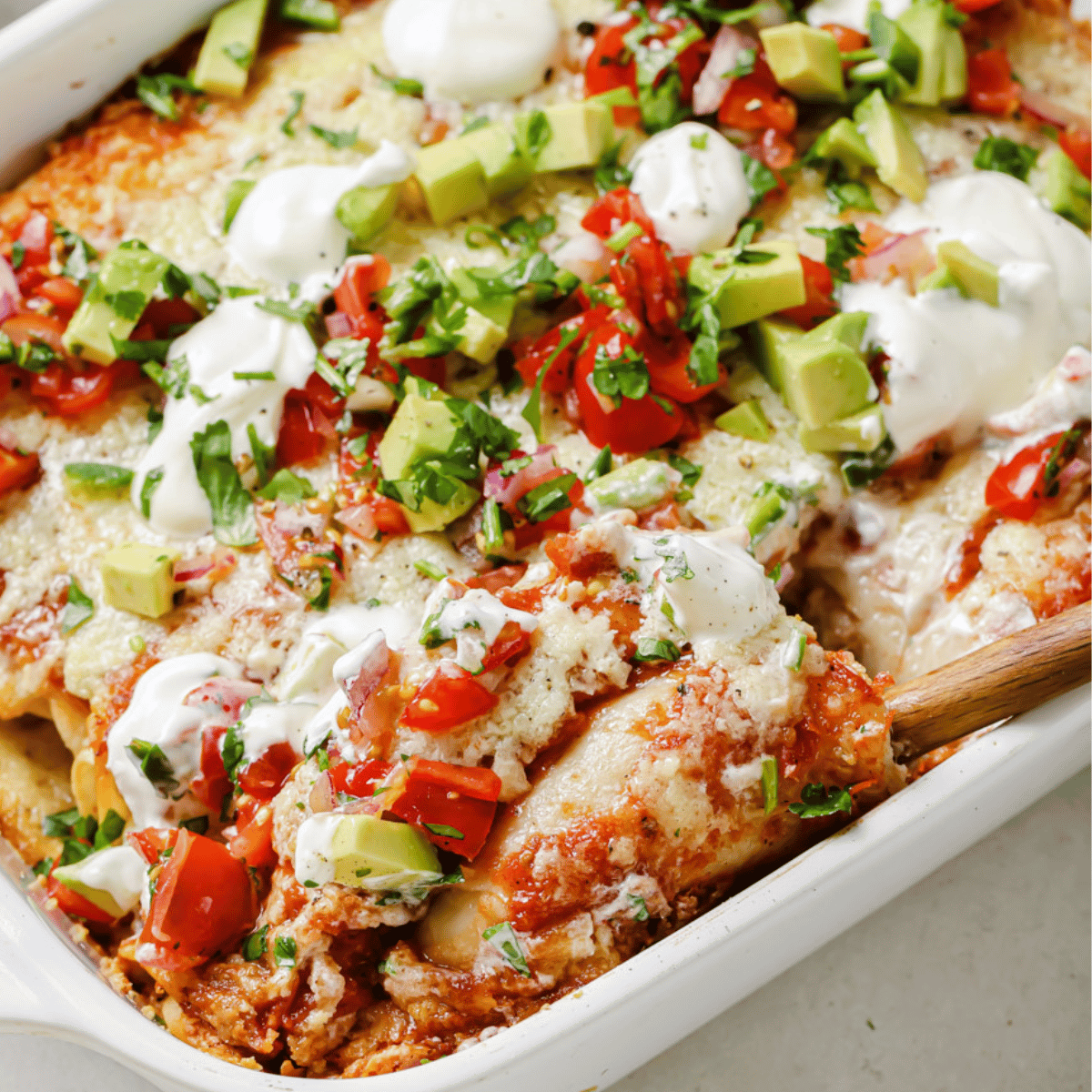 leftover turkey enchiladas