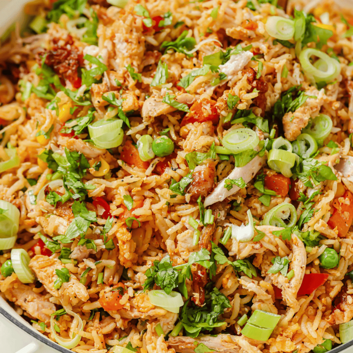 leftover turkey fried rice