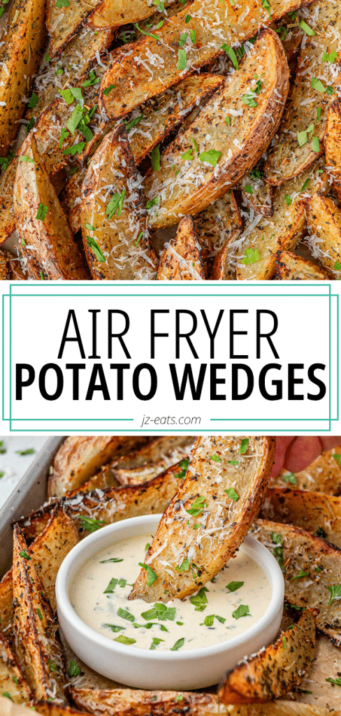 air fryer potato wedges pinterest long pin