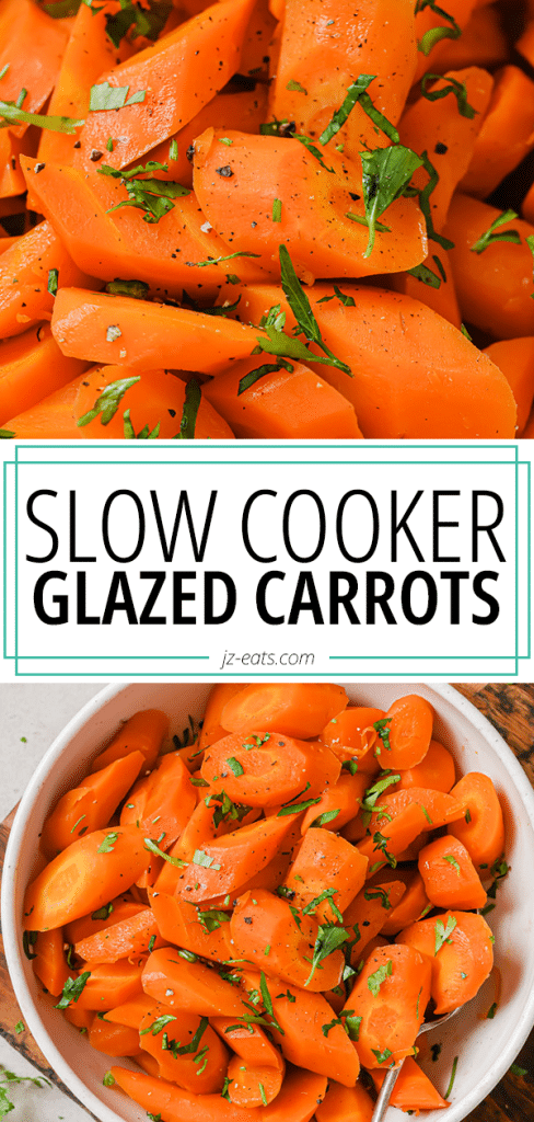 slow cooker glazed carrots pinterest long pin
